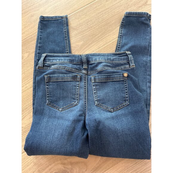 Matilda Jane Tween Line 435 Girls Moto Style Blue Denim Skinny Jeans Size 12 - Picture 5 of 5